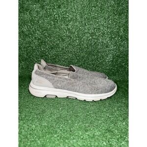 Skechers Women Size 11 GO Walk 5 Honor Gray Slip On Comfort Shoe Walking Sneaker